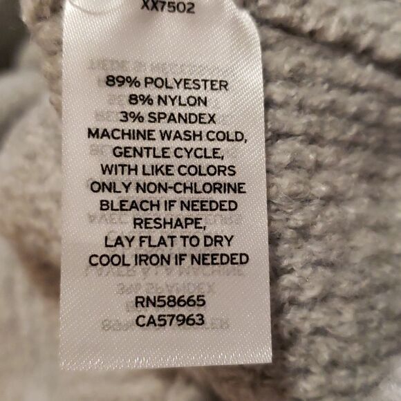 BP Blouson Sleeve Crewneck Sweater Grey Size XL NEW - Picture 3 of 3